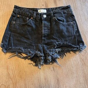 Zara denim shorts